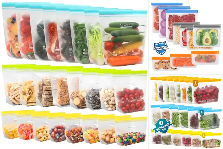 Detailed view of Best Reusable Food Storage Bags