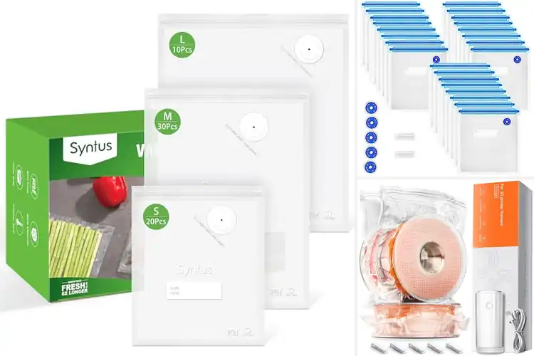 Detailed view of Best Reusable Vacuum Bags