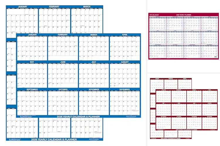 Detailed view of Best Reversible Wall Planners