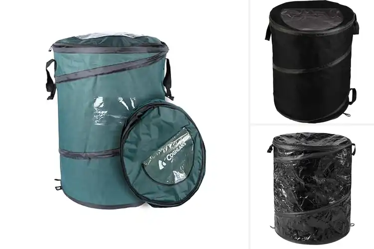 Detailed view of Best RV Garbage Bins