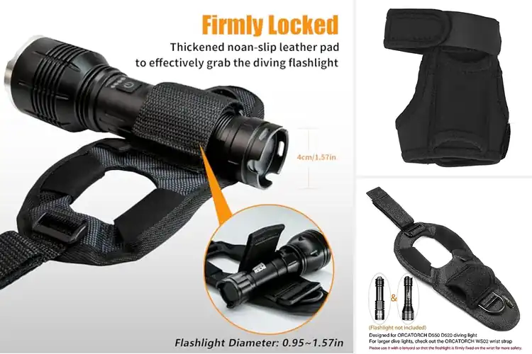 Detailed view of Best Scuba Diving Flashlight Holders