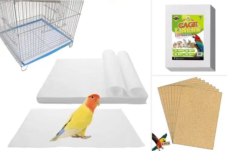 Detailed view of Best Sized Bird Cage Paper Liners 17×12 Inches