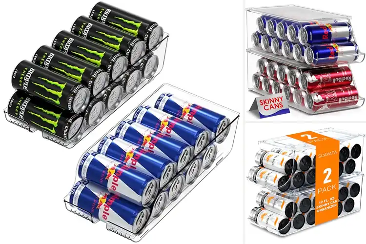 Detailed view of Best Slim Can Organizers: Save Space & Keep Drinks Neat