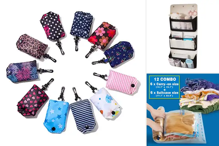 Detailed view of Best Space-Saving Foldable Bags