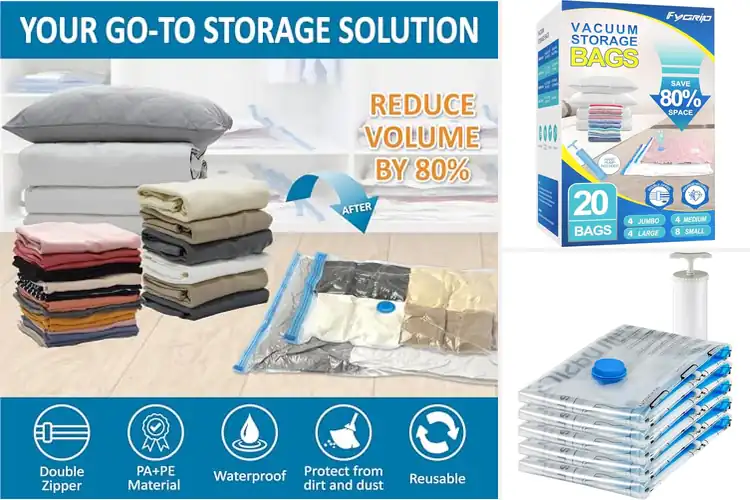 Detailed view of Best Space Saving Vacuum Bags