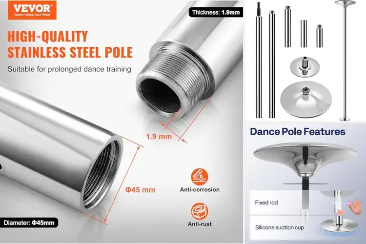 Detailed view of Best Spinning Dance Poles