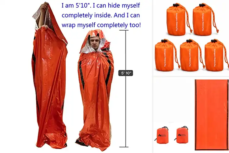 Detailed view of Best Thermal Survival Sleeping Sacks