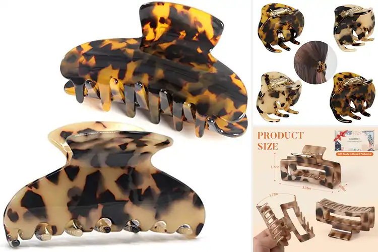 Detailed view of Best Tortoise Hair Clips