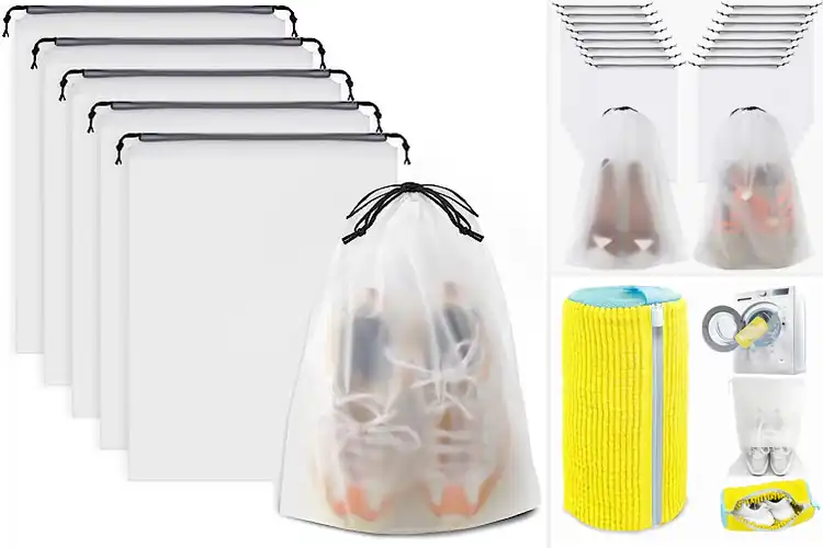 Detailed view of Best Travel Shoe Laundry Bags