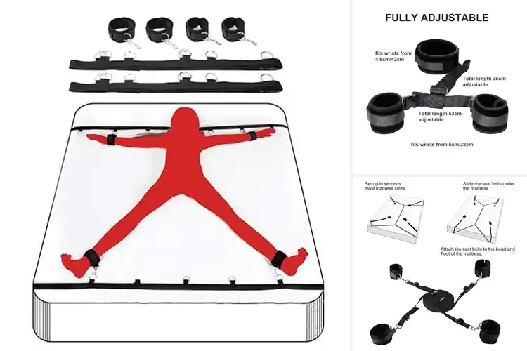 Detailed view of Best Under Bed Restraints For Couples