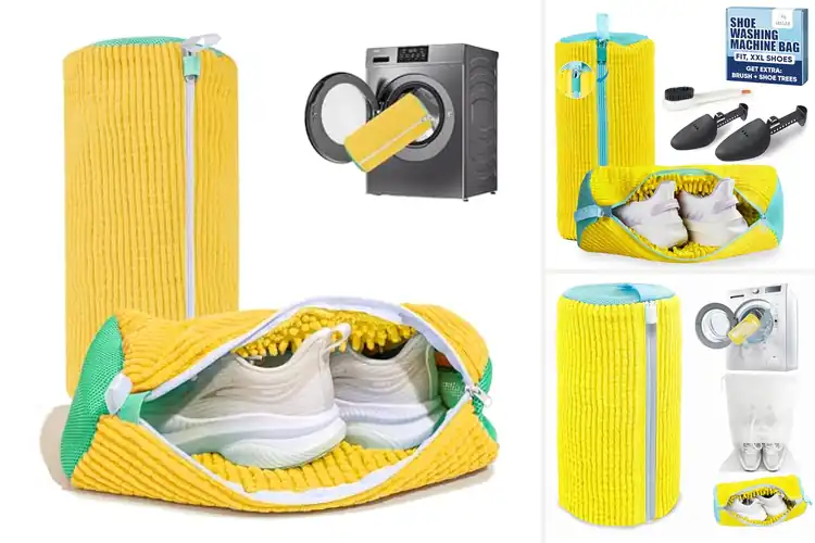 Detailed view of Best Washing Machine Shoe Bags