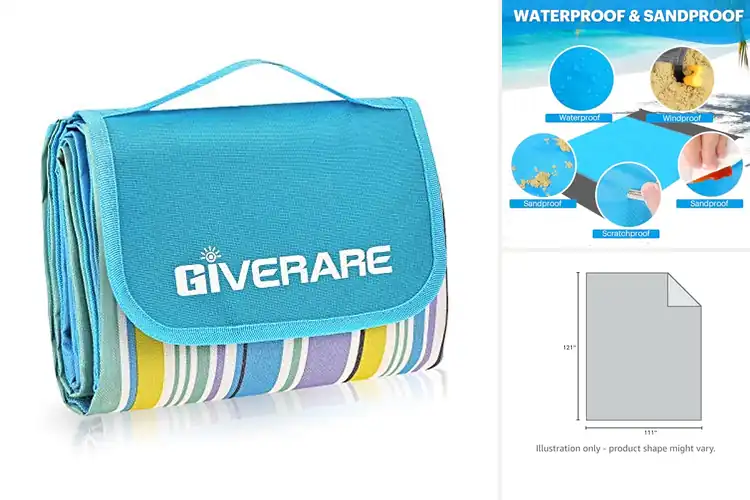 Detailed view of Best Waterproof Beach Mats: Your Ultimate Dry & Comfy Escape
