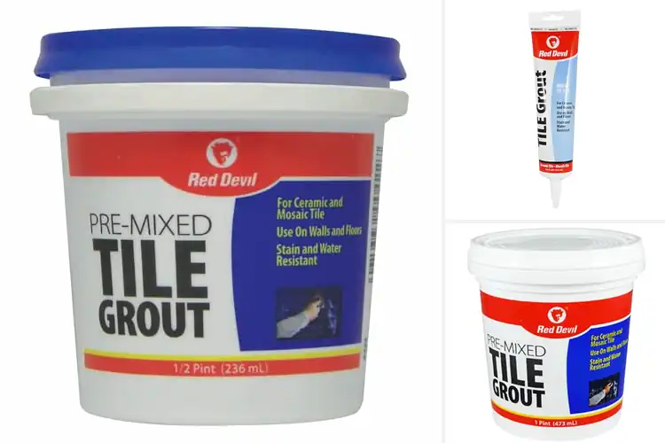 Detailed view of Best White Tile Grouts