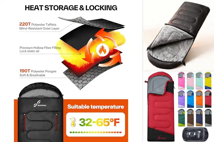 Detailed view of Best Windproof Sleeping Bags